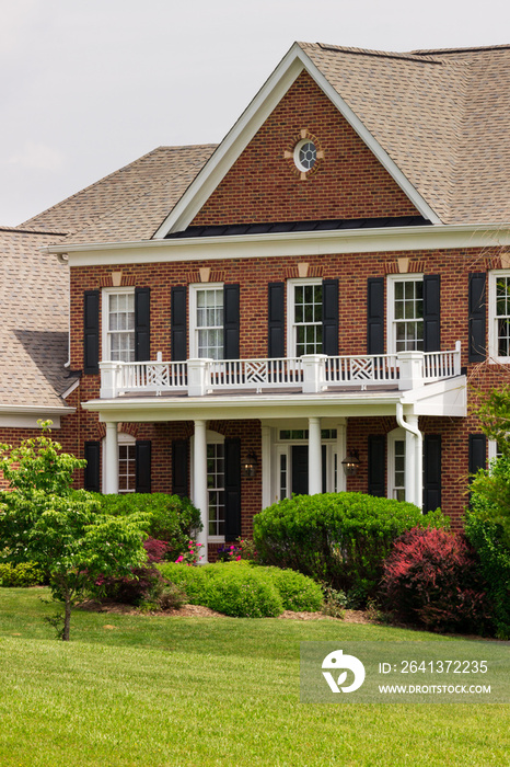 Entrance to large single family home