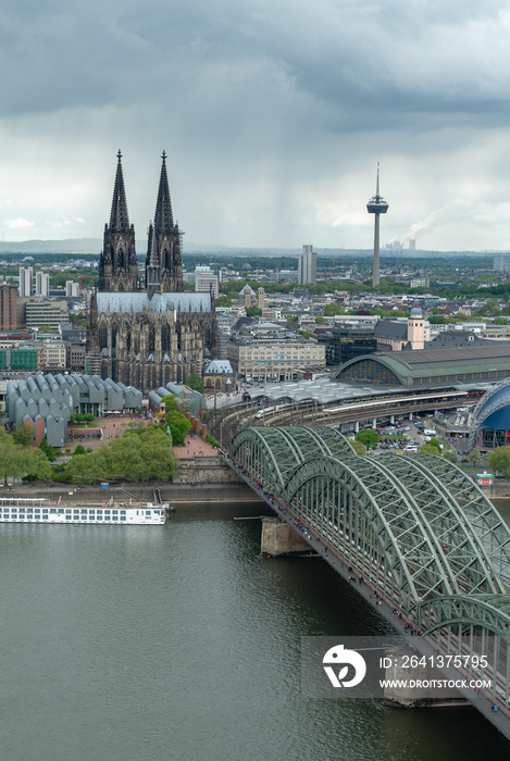 Die Skyline von Köln