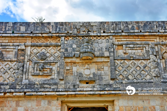 Uxmal - ancient Maya city of the classical period in present-day Mexico.