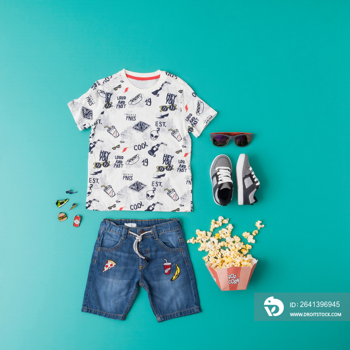 Fashion kids - A set of childrens clothing.