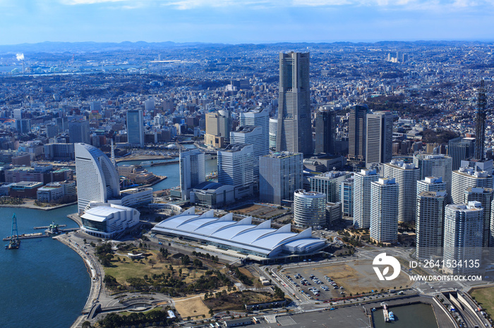 横浜みなとみらい・空撮