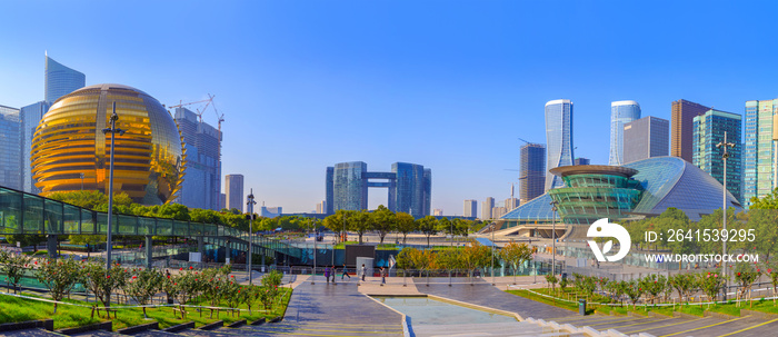 Hangzhou CBD modern architecture