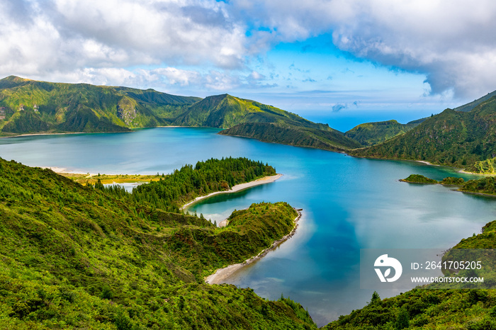 Lagoa do Fogo  in São Miguel Island, Azores