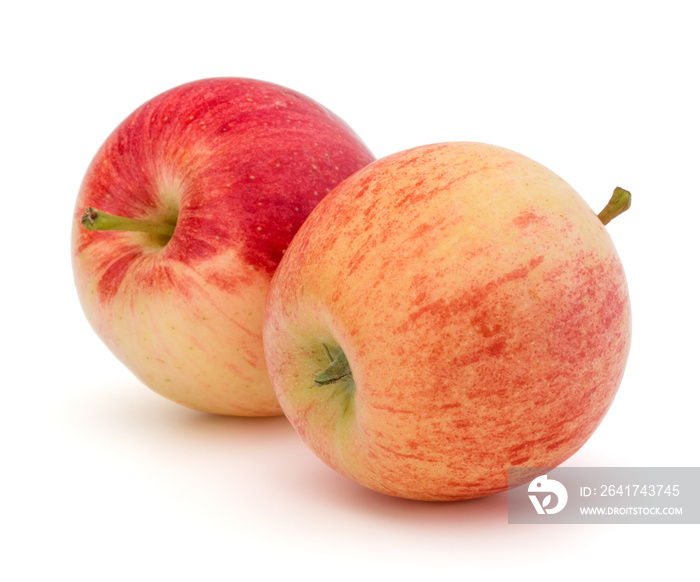 Red apple isolated on white background cutout