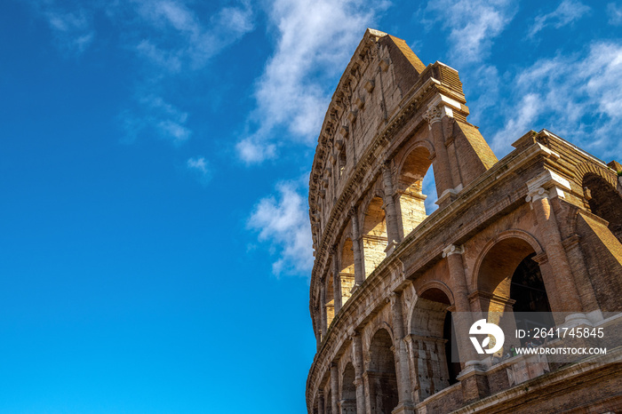 Widok na Coloseum, Rzym, Włochy