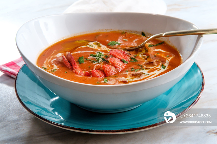 French Lobster Bisque Soup