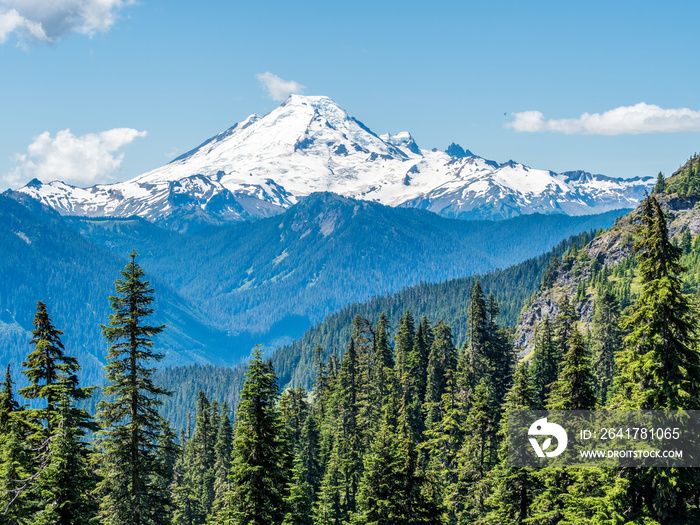 Mount Baker: the major peak  in North Cascade Mountains