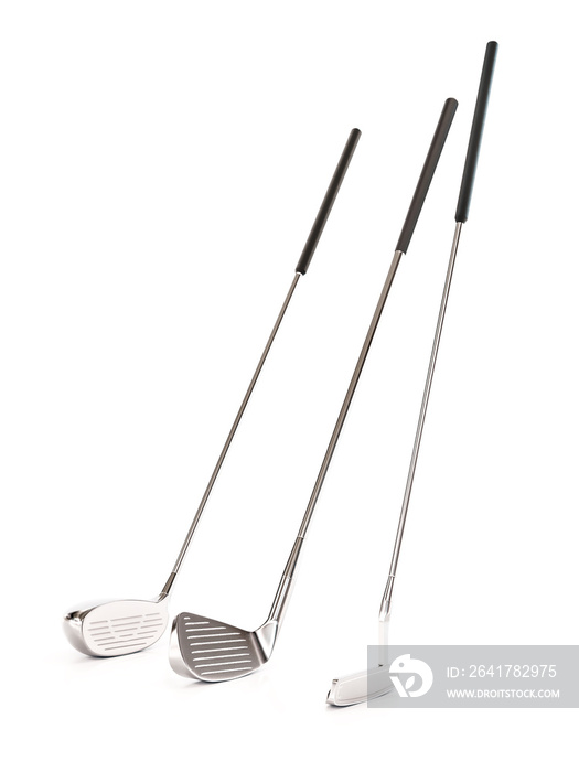 Set of basic golf clubs