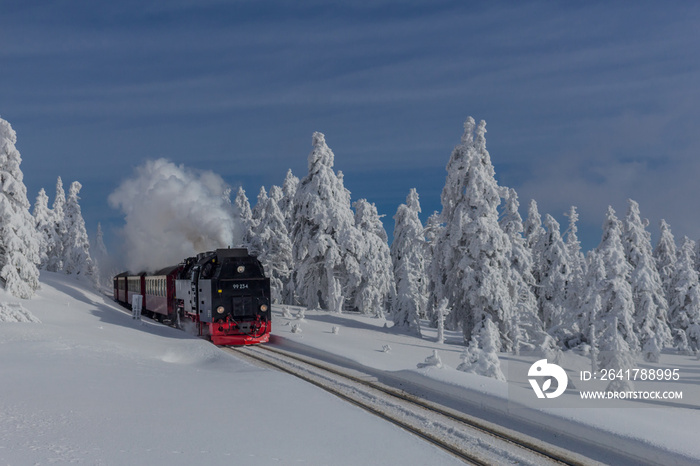 Unterwegs in der Winterlandschaft durch den schönen Harz