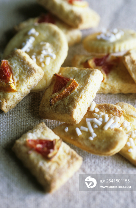 Italy, Marche, homemade biscuits