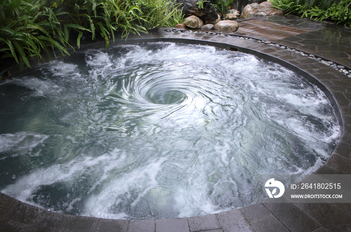 Hot Spring Pool at the Brilliant Resort, Spa in Kunming, Yunnan Province, China