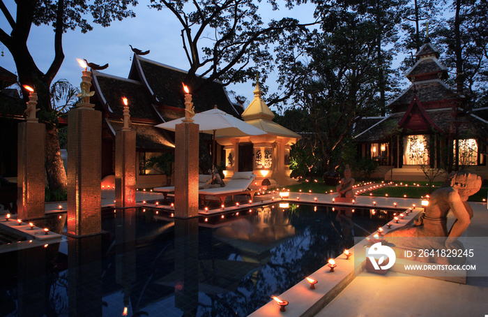 Royal Villa Compound with Poolat Mandarin Oriental Dhara Dhevi, Chiang Mai, Thailand