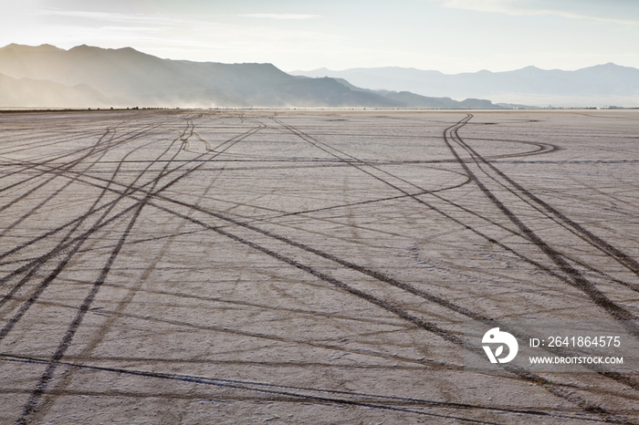 Bonneville Salt Flats landscape