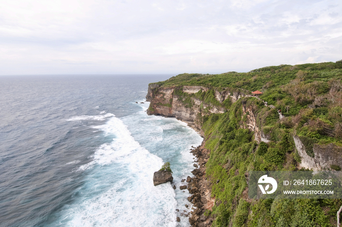 Cliffs at Badung Peninsula, Bali, Indonesia