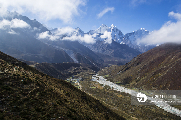 Snow covered Everest