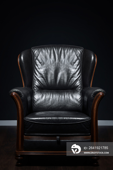 Leather armchair