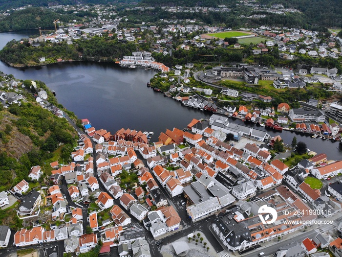 Flekkefjord town in Norway