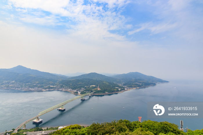 飯の山展望台から見た景色　山口県周防大島　Yamaguchi Suo-ooshima