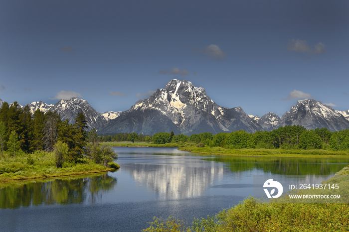 Snake River is in Grand Teton National Park in northwestern Wyoming. USA