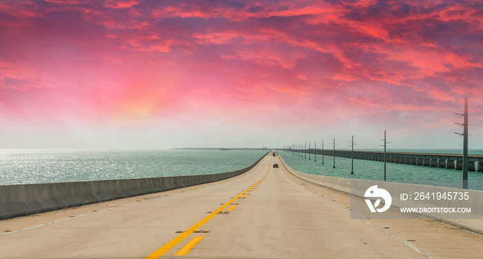 US1. Interstate of Florida, road to Key West