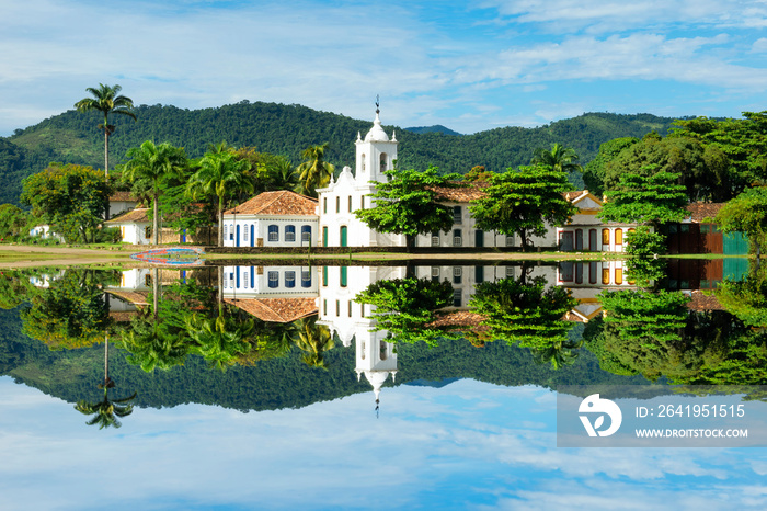 Nossa Senhora das Dores Chapel，Paraty，里约热内卢州，巴西