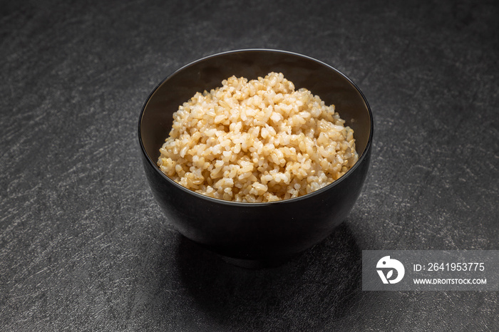 玄米ご飯　Brown rice Japanese food