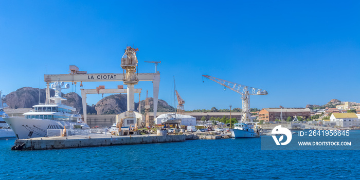 Panorama de la Ciotat, Bouches-du-Rhône, France