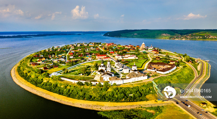 The town-island of Sviyazhsk in Russia