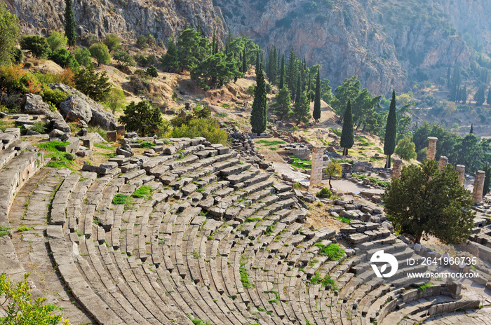 Ancient theater of Delphi.