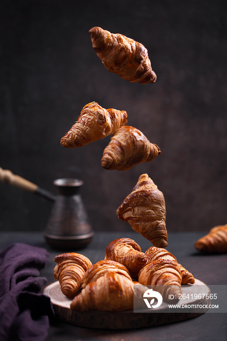 Croissant is a traditional French pastry. Levitation food