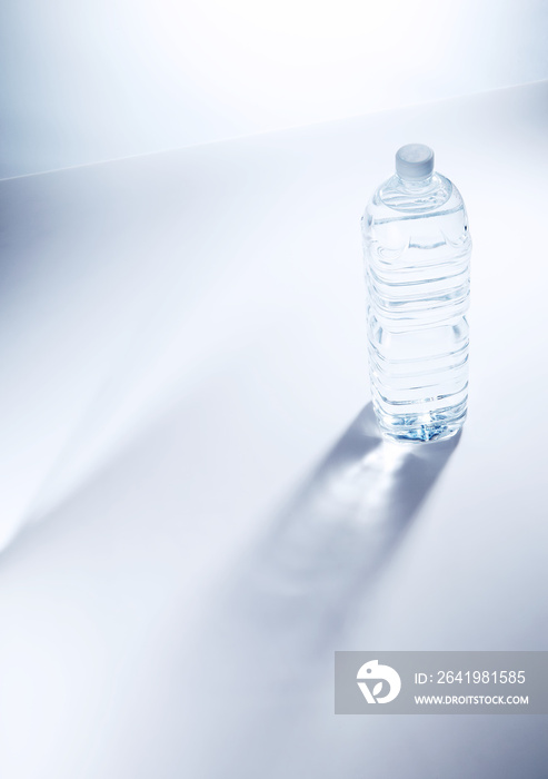 PET bottle on white background