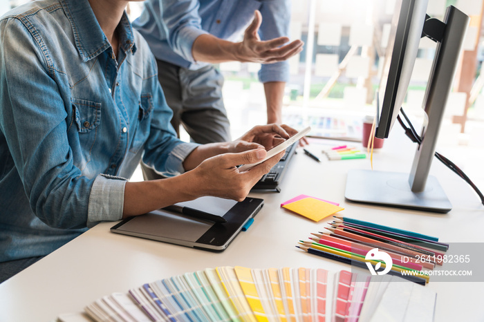 专业创意建筑师平面设计师职业选择彩色潘通调色板样本