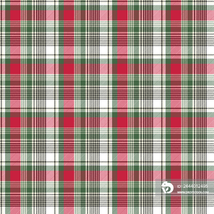 Christmas plaid modern classic pattern