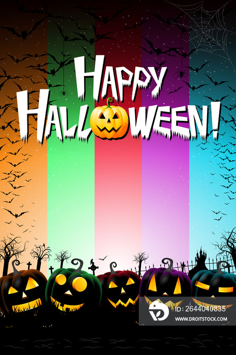 Happy Halloween banner/ poster