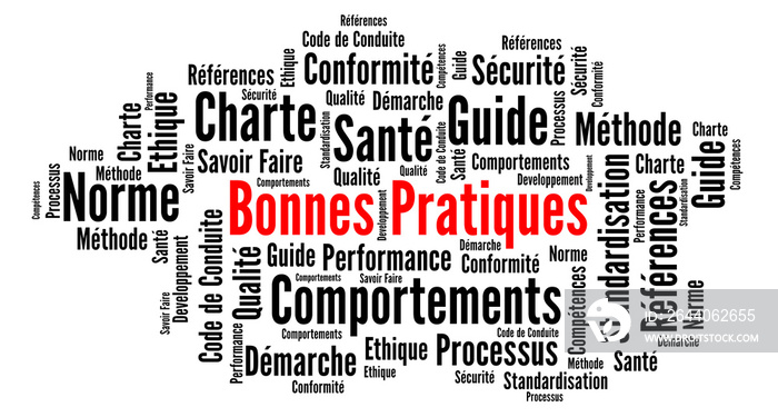 Bonnes pratiques nuage de mots