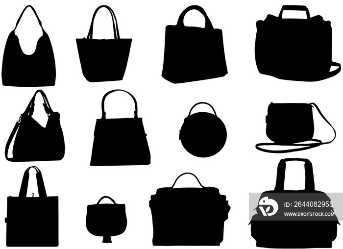 women purses silhouette