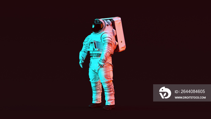 宇航员太空行走探索机动单元下一代红白相间的白色太空服