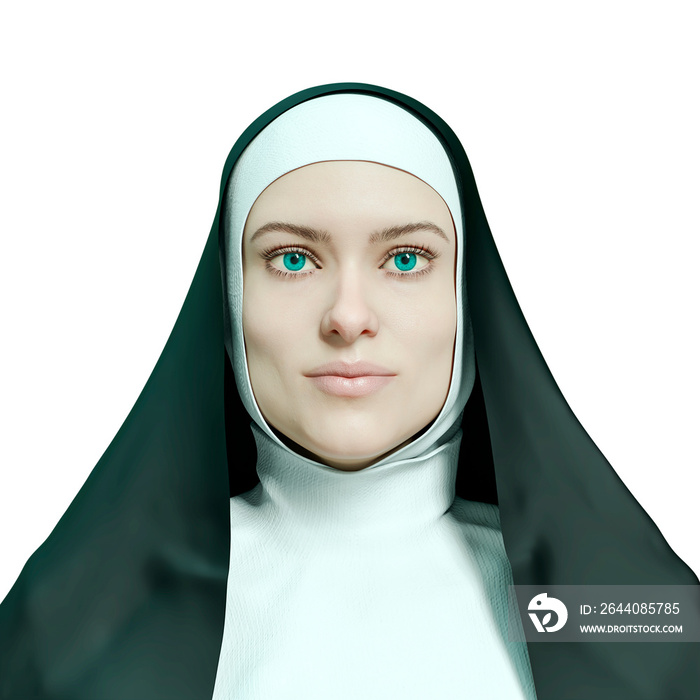 nun portrait