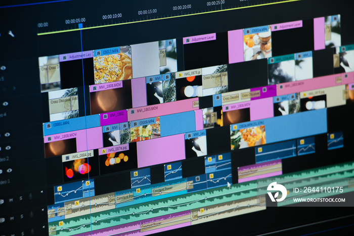 video time line Video Editor Works