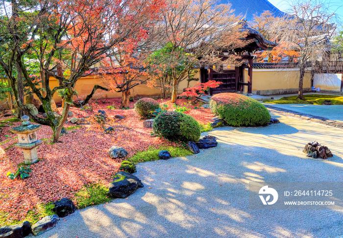 京都、妙顕寺の四海唱導の庭