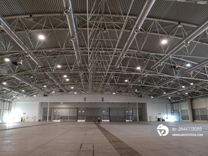 interior empty exhibition hall