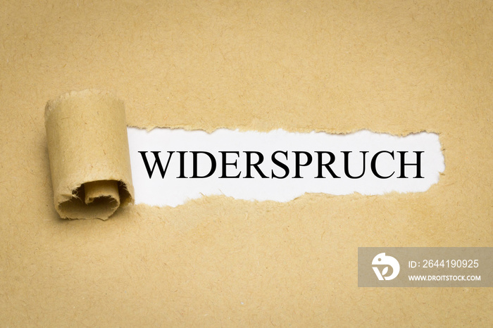 Widerspruch