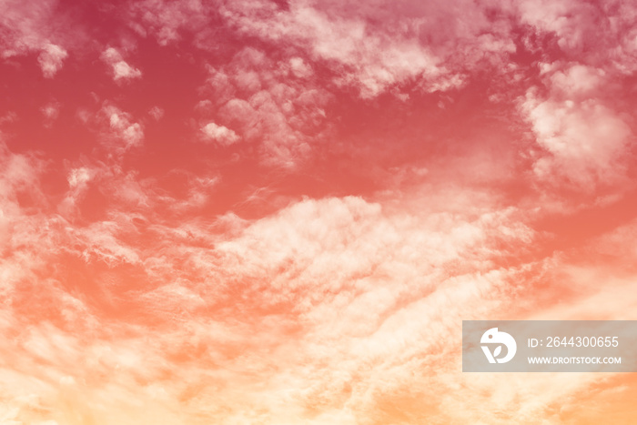 sun and cloud background with a pastel colored