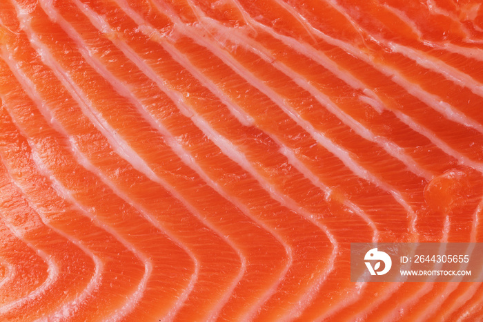 salmon texture slice closeup view