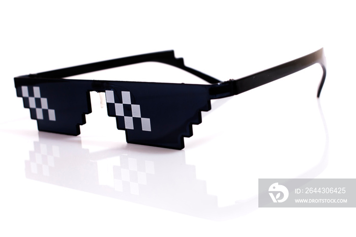 meme pixel glasses