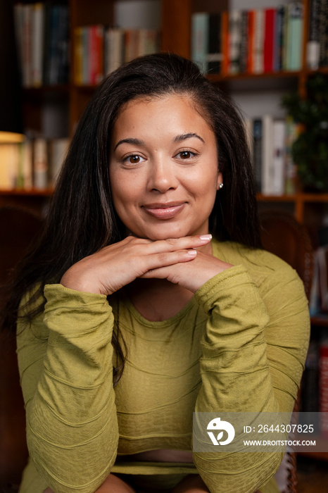 Portrait of beautiful woman