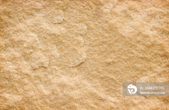 Sandstone natural brown background with cracked patterns , copy space