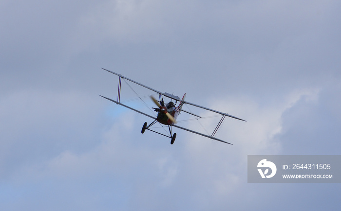 Vintage 1929 Southern  Martlet  aircraft  in flight.