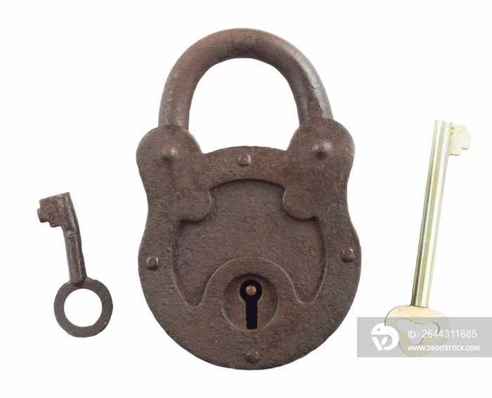 vintage lock and key