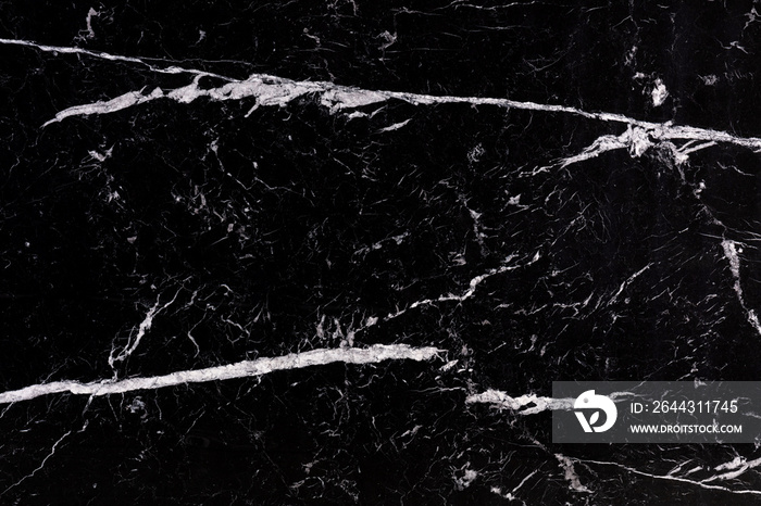 Nero Marquina - marble stone slab in black and white color, texture, background for perfect interior or design project.